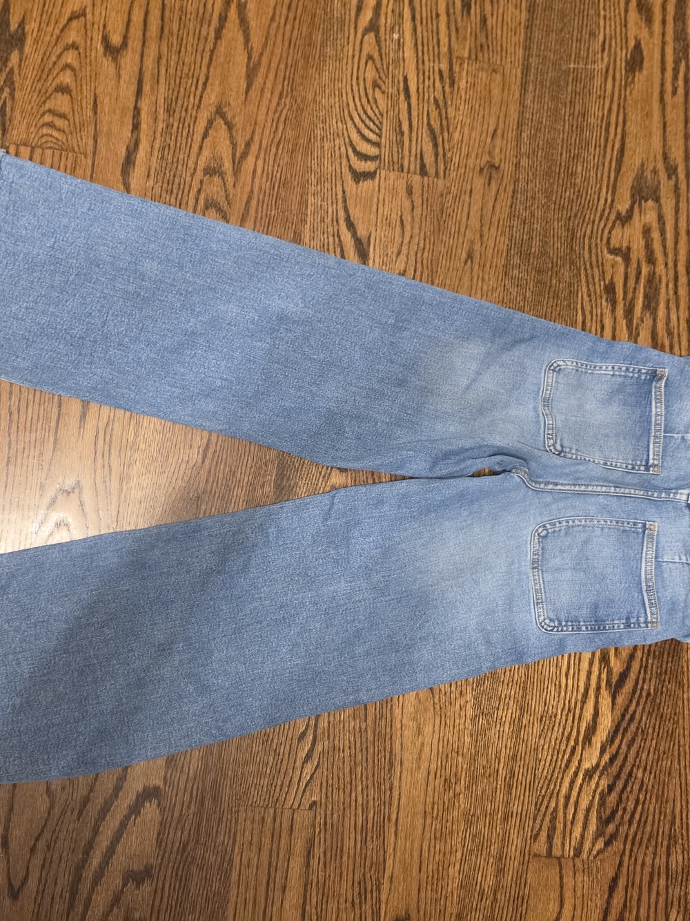 Zara Light Blue Wide-Leg Women’s Jeans - Picture 2 of 5